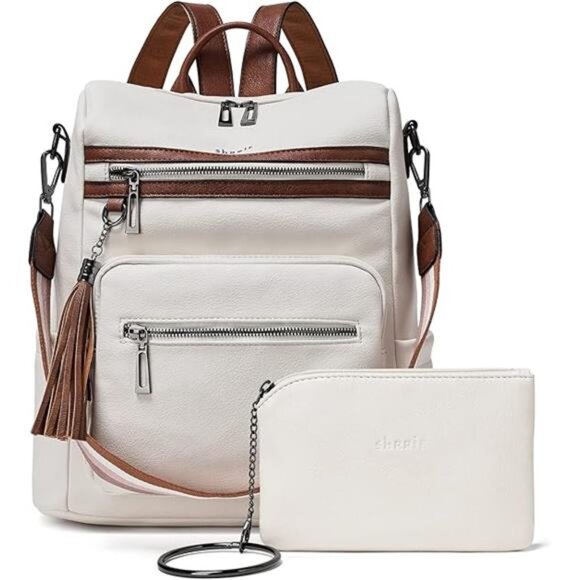 Backpack Purse for Women Leather Backpack Fashion Designer Travel Backpack